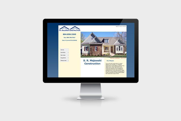 S.R. Majewski Construction Website Design