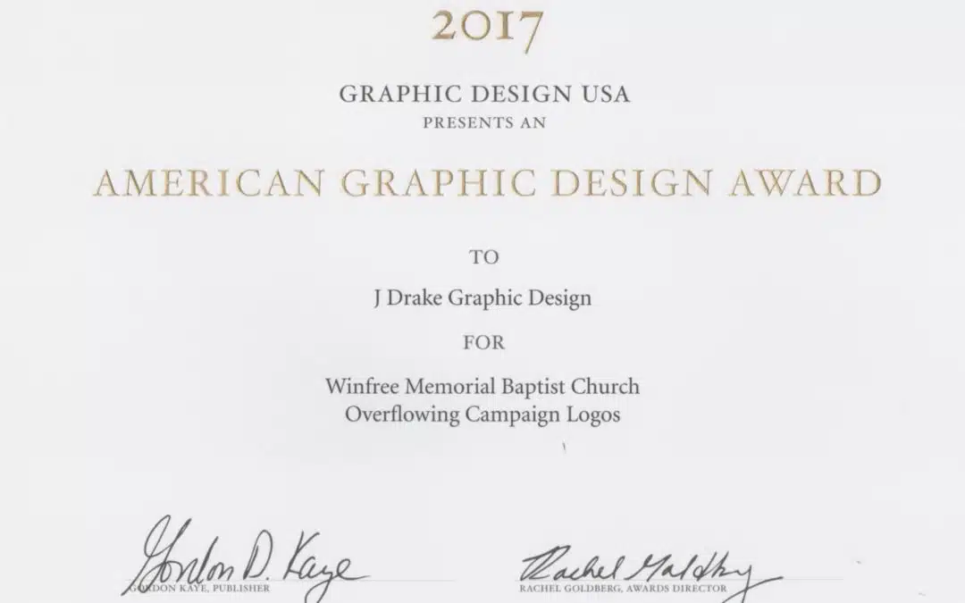 Graphic Design USA Award Winner 2017