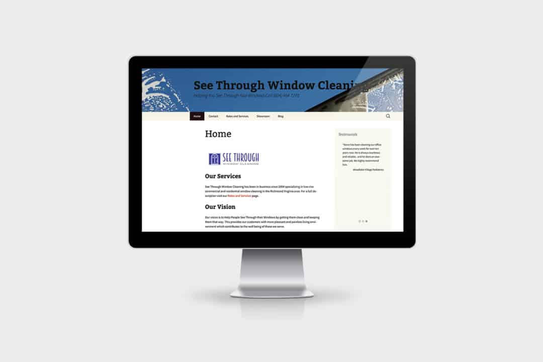 See Through Window Cleaning Website